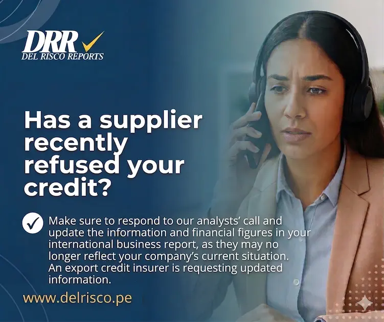 Notice about updating credit information